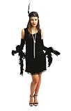 P'TIT CLOWN - Erwachsenenkostüm Kleid Charleston Frau - Garçonne, 20er Jahre, Vintage, Flapper -...