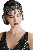 BABEYOND 1920er Jahre Flapper Kopfstück 20er Jahre Accessoires Gatsby Accessoires Damen Vintage...